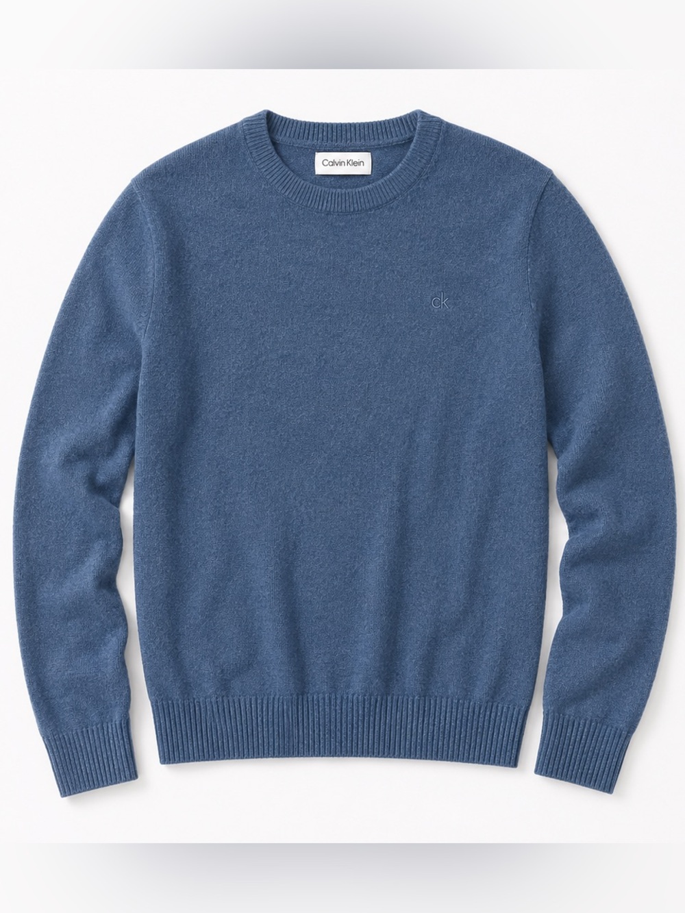 Calvin Klein 100% Wool Crewneck Sweater Men's Large Fits Medium